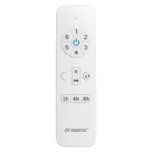 Quantum Matte White DC Ceiling Fan with Remote Control